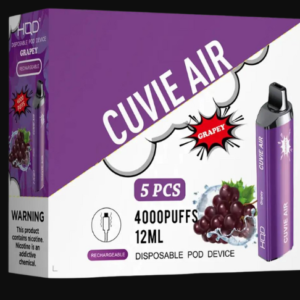 HQD Cuvie Air BLUEBERRY RASPBERRY DISPOSABLE VAPE