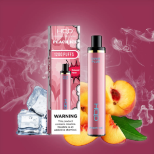 HQD Cuvie Plus PEACH ICE DISPOSABLE VAPE